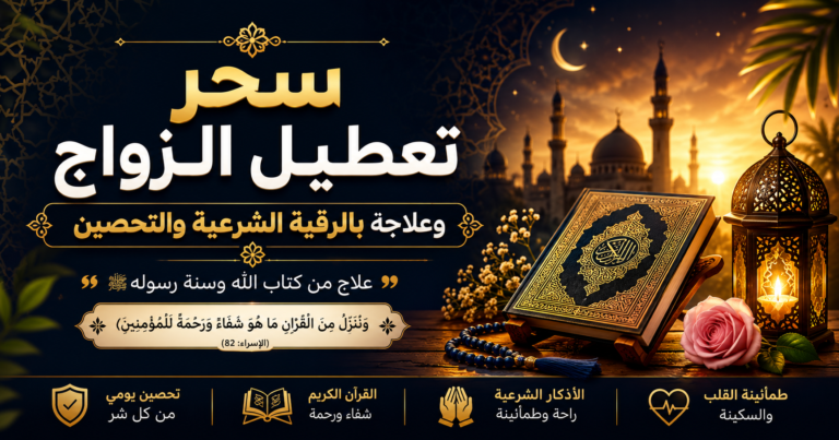 سحر تعطيل الزواج وعلاجه بالرقية الشرعية والتحصين