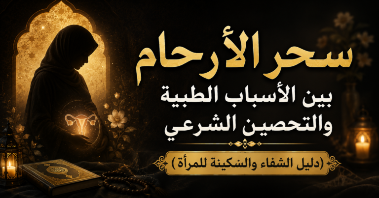 سحر الأرحام بين الأسباب الطبية والتحصين الشرعي (دليل الشفاء والسكينة للمرأة)