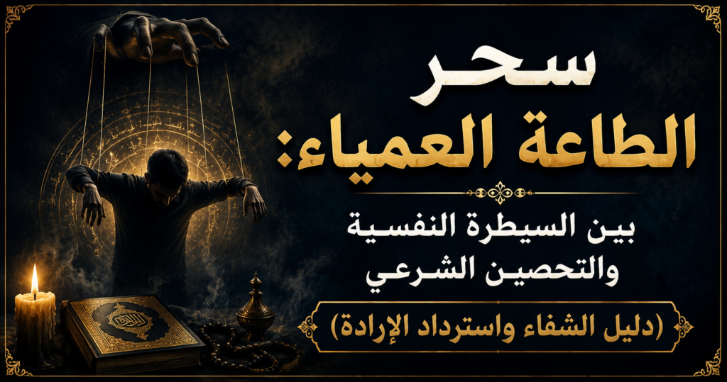 سحر الطاعة العمياء: بين السيطرة النفسية والتحصين الشرعي (دليل الشفاء واسترداد الإرادة)