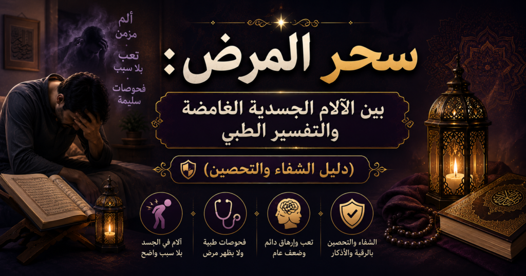 سحر المرض: بين الآلام الجسدية الغامضة والتفسير الطبي (دليل الشفاء والتحصين)