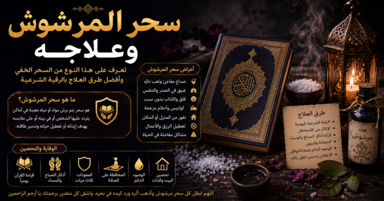 سحر المرشوش وعلاجه بالرقية الشرعية والتحصين