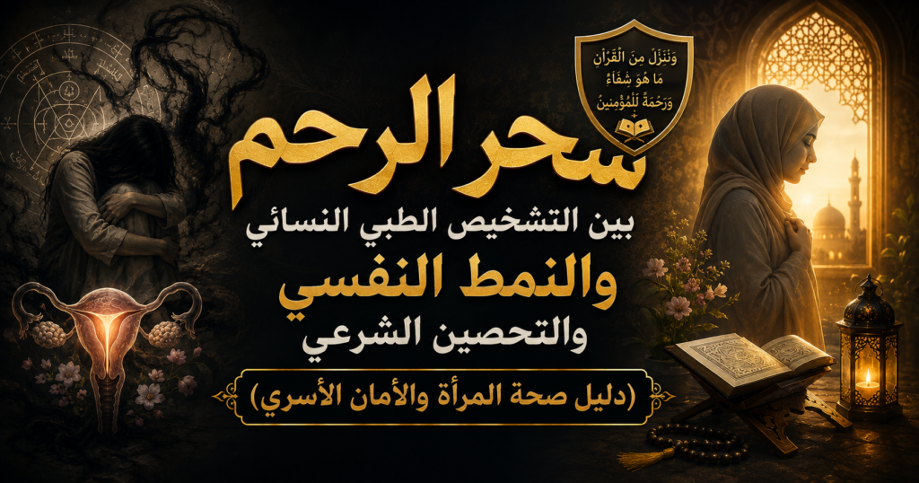 سحر الرحم بين التشخيص الطبي النسائي والنمط النفسي والتحصين الشرعي (دليل صحة المرأة والأمان الأُسري)