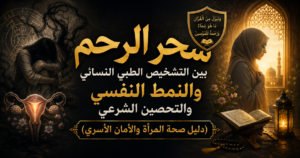 سحر الرحم بين التشخيص الطبي النسائي والنمط النفسي والتحصين الشرعي (دليل صحة المرأة والأمان الأُسري)